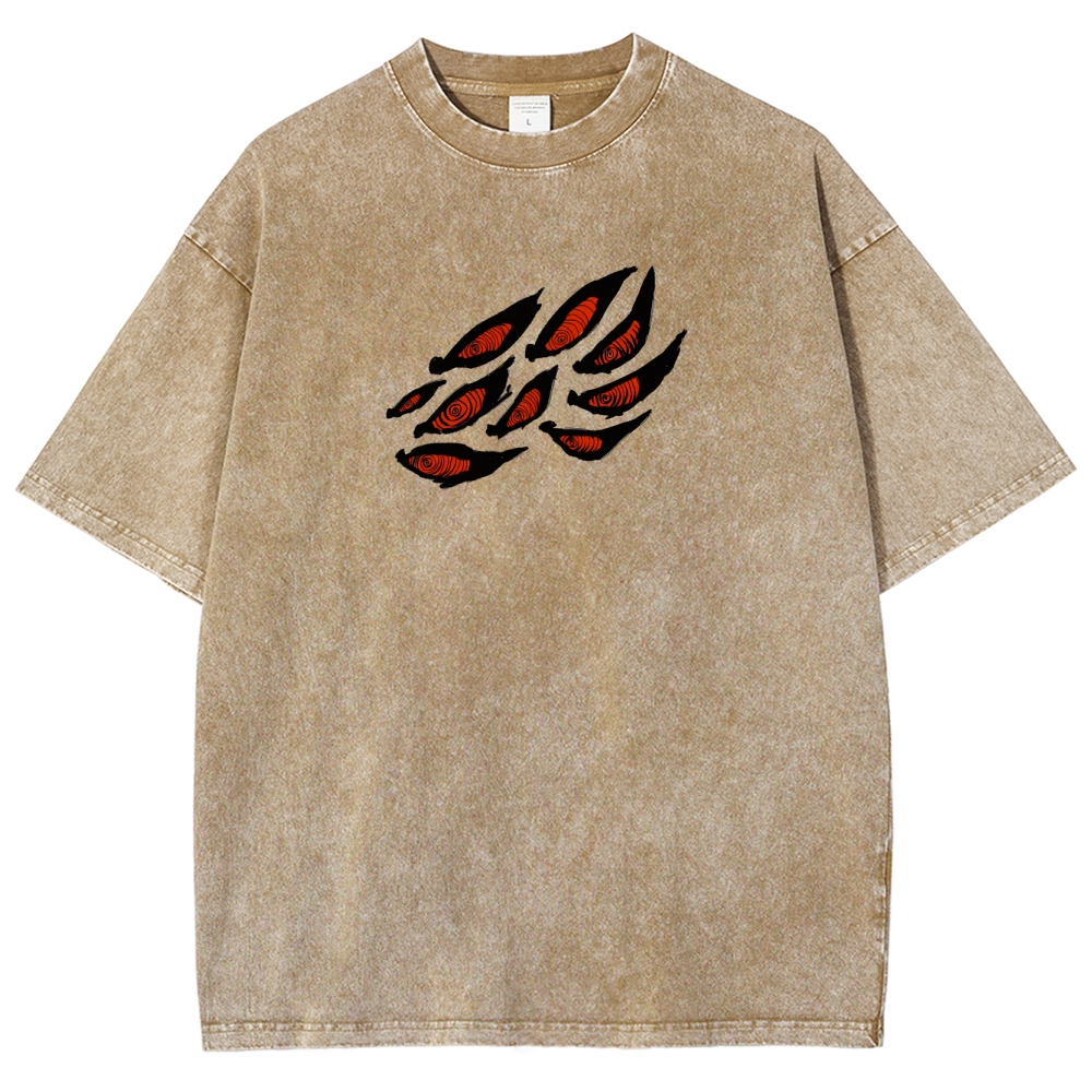 Fox Demon Minimalist Washed T-shirt