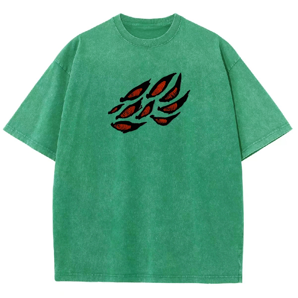 Fox Demon Minimalist Washed T-shirt