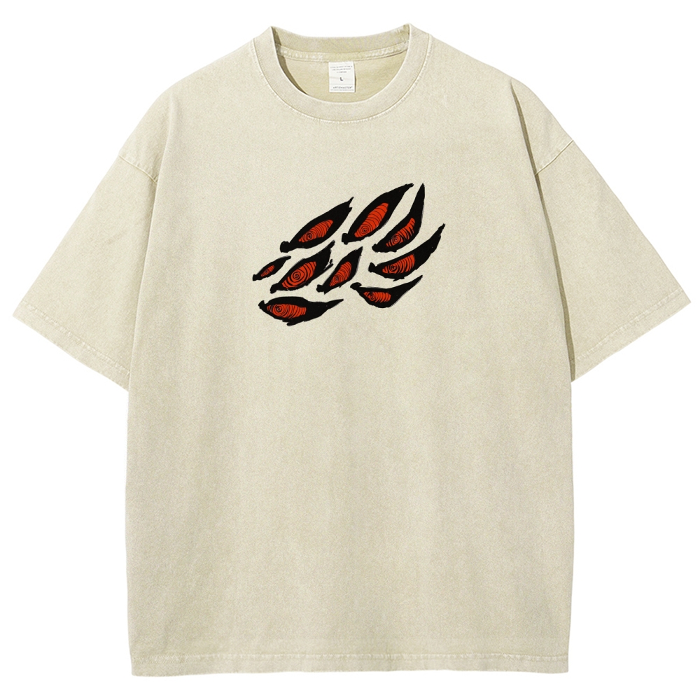 Fox Demon Minimalist Washed T-shirt