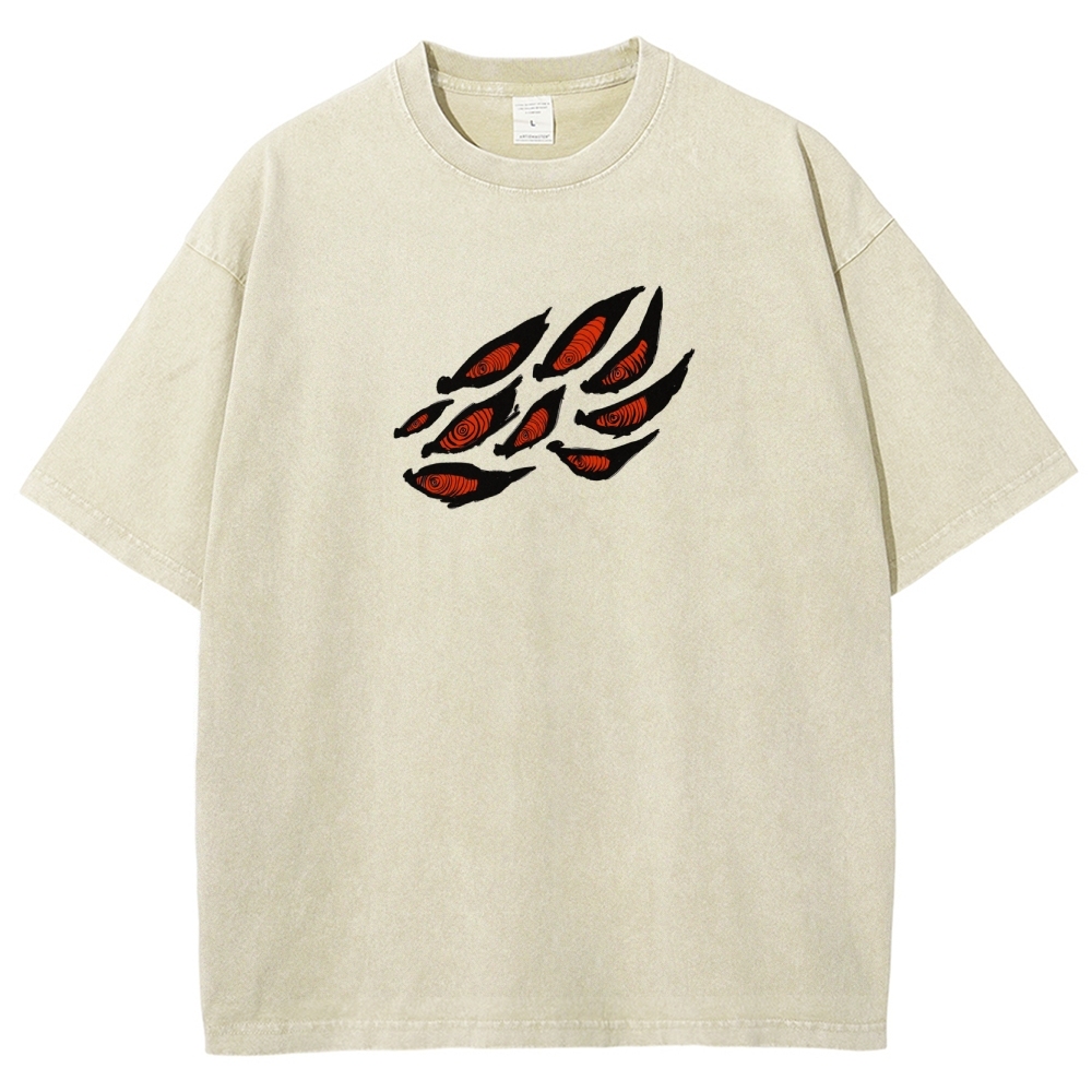 Fox Demon Minimalist Washed T-shirt