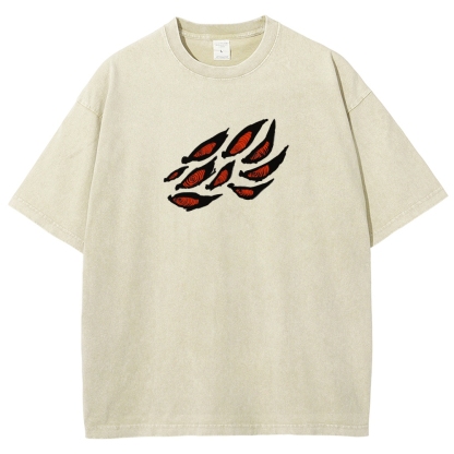 Fox Demon Minimalist Washed T-shirt