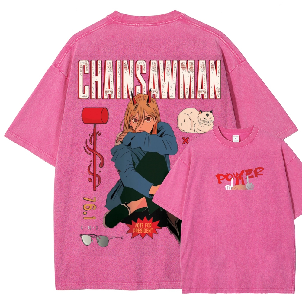 Power Patchwork Washed T-shirt