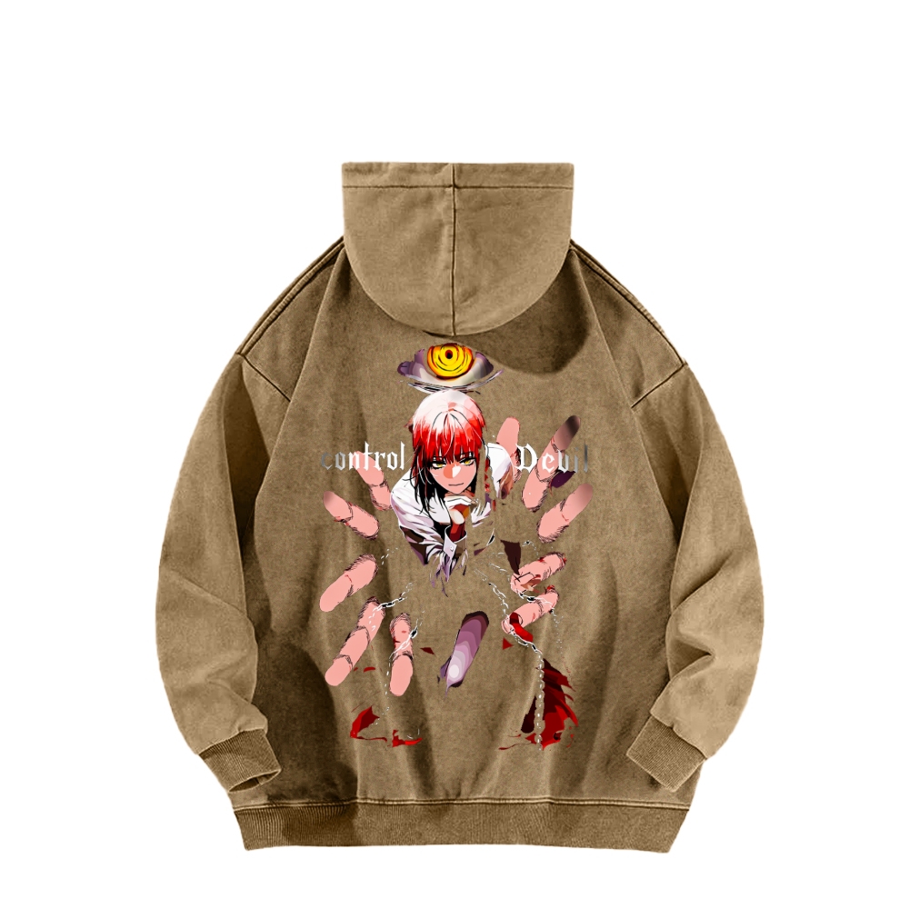 Control the Demon Wash Hoodie