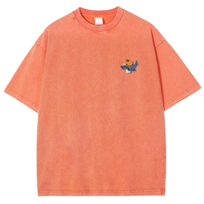 Chainsaw Man Washed Cotton T-shirt