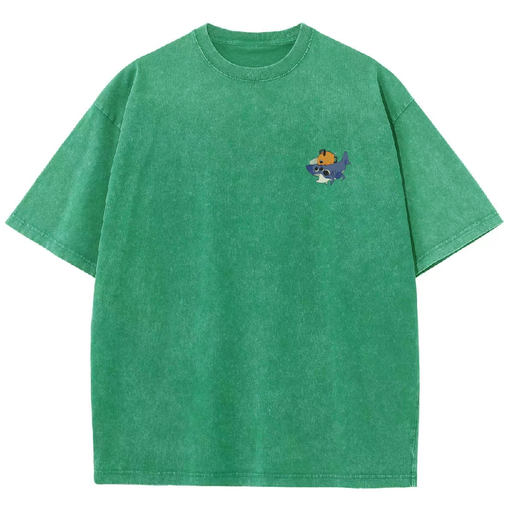 Chainsaw Man Washed Cotton T-shirt