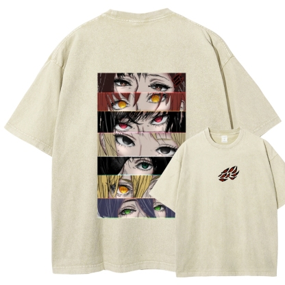 Chainsaw Man Washed Cotton T-shirt