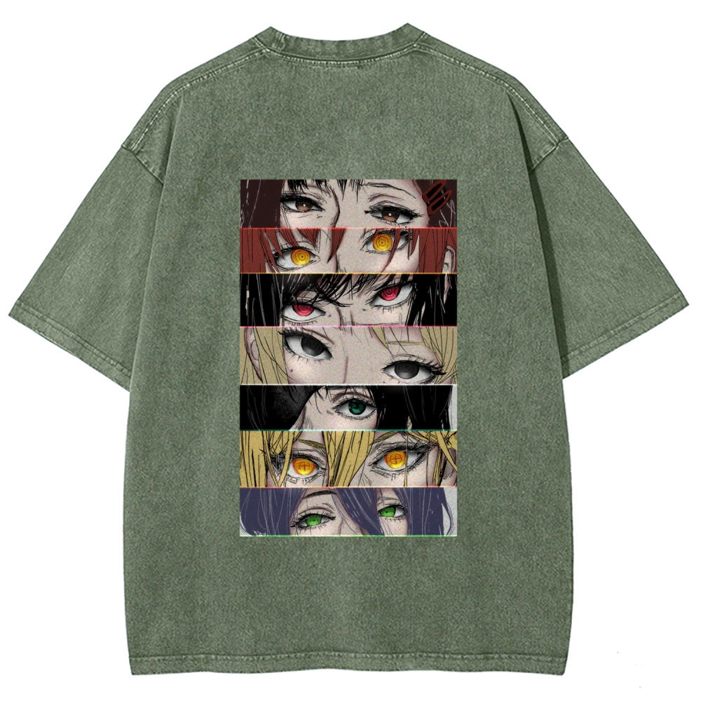 Chainsaw Man Washed Cotton T-shirt