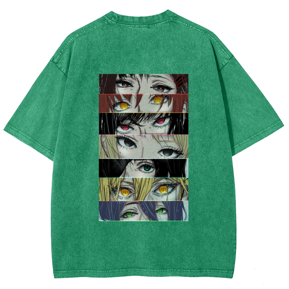 Chainsaw Man Washed Cotton T-shirt