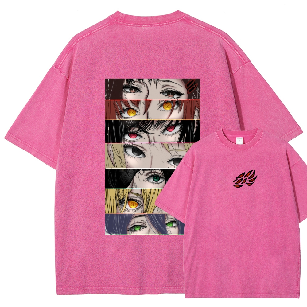 Chainsaw Man Washed Cotton T-shirt