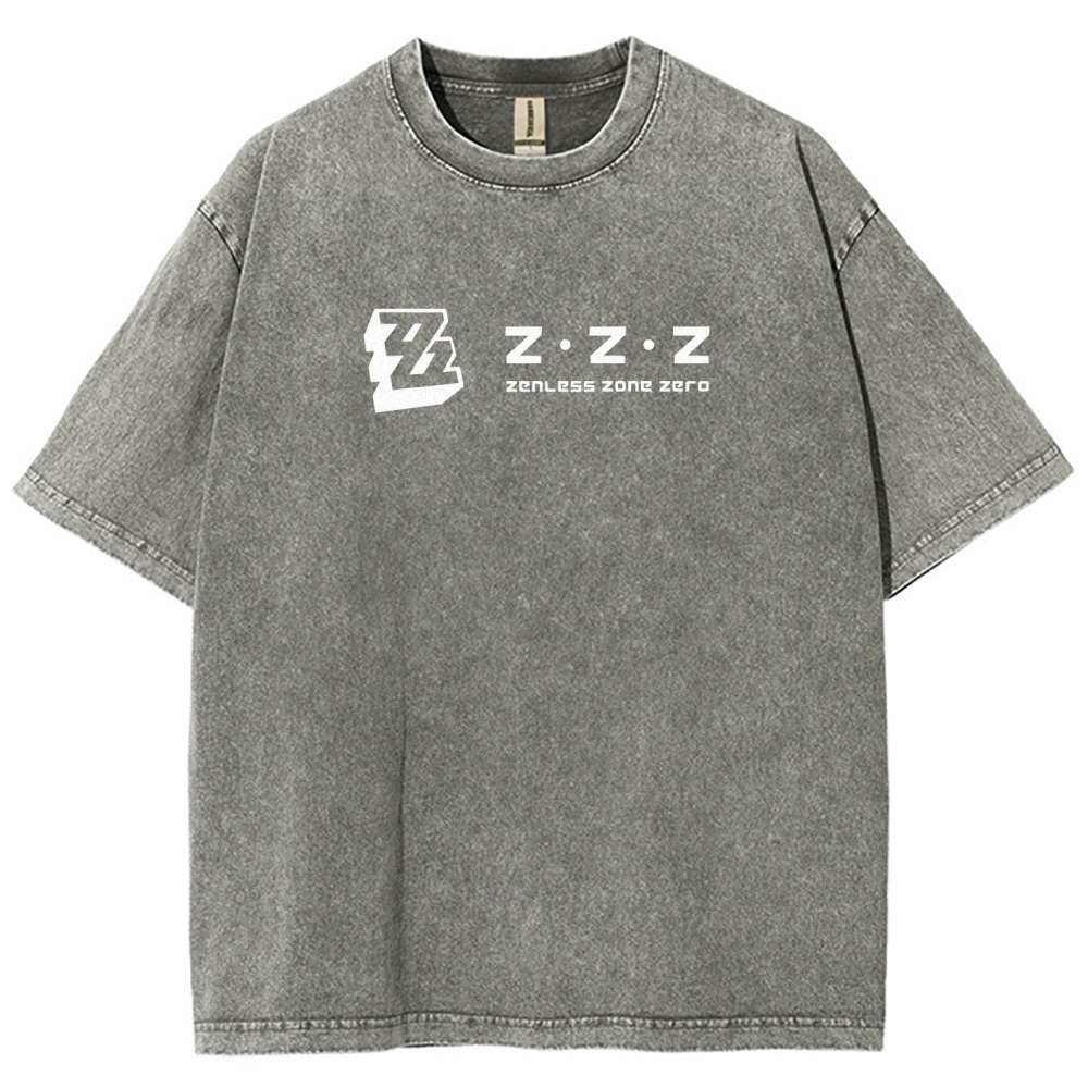Zenless Zone Zero Unisex Fit Washed T-Shirt 2511009848