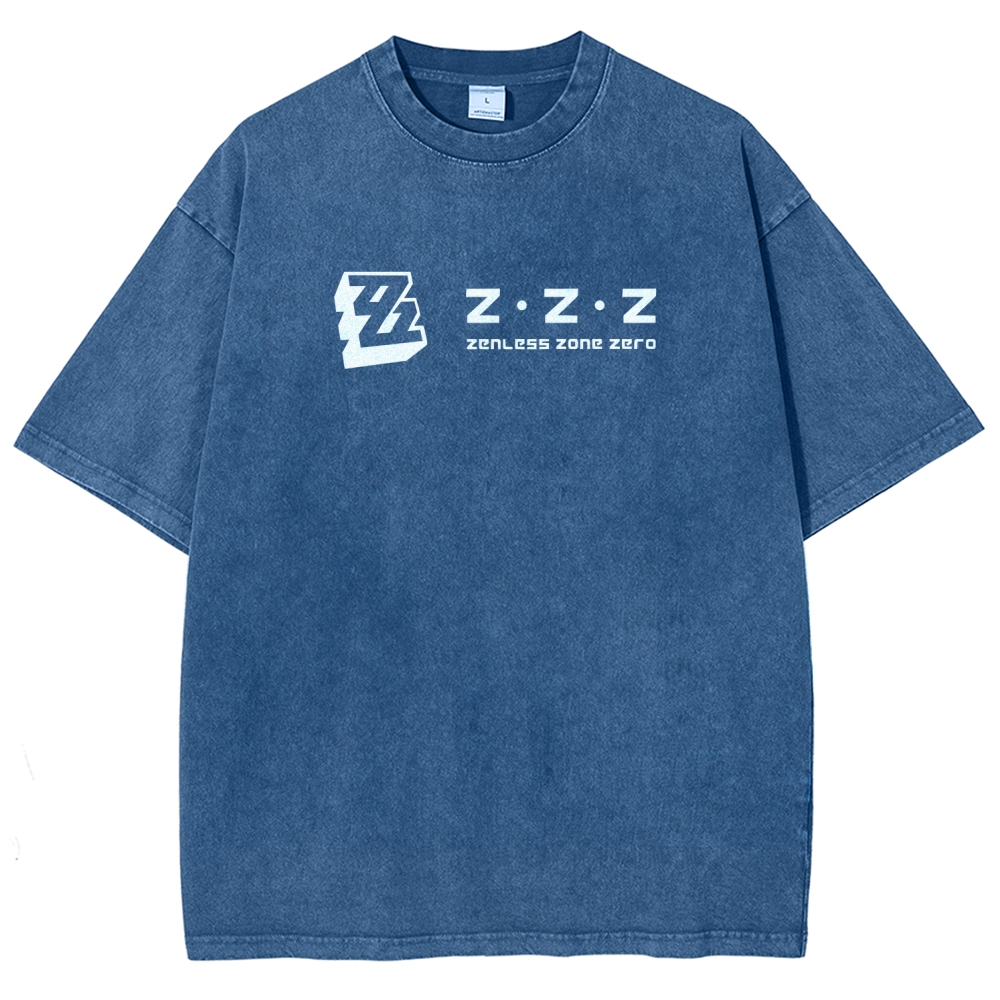 Zenless Zone Zero Unisex Fit Washed T-Shirt 2511009848