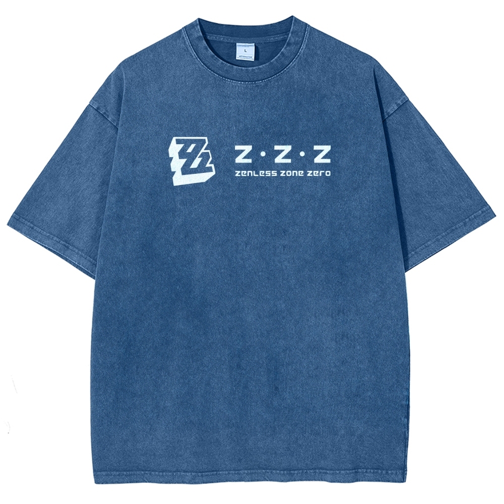 Zenless Zone Zero Unisex Fit Washed T-Shirt 2511009848