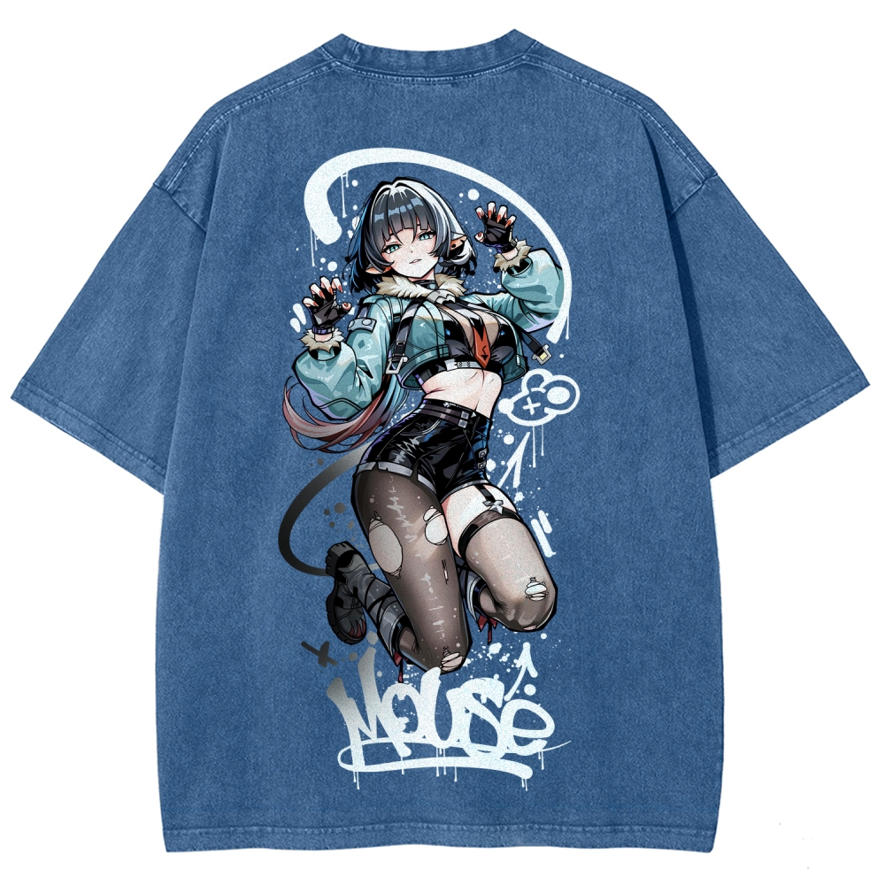 Zenless Zone Zero Unisex Fit Washed T-Shirt 2511009848