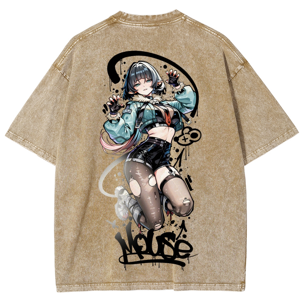 Zenless Zone Zero Unisex Fit Washed T-Shirt 2511009848