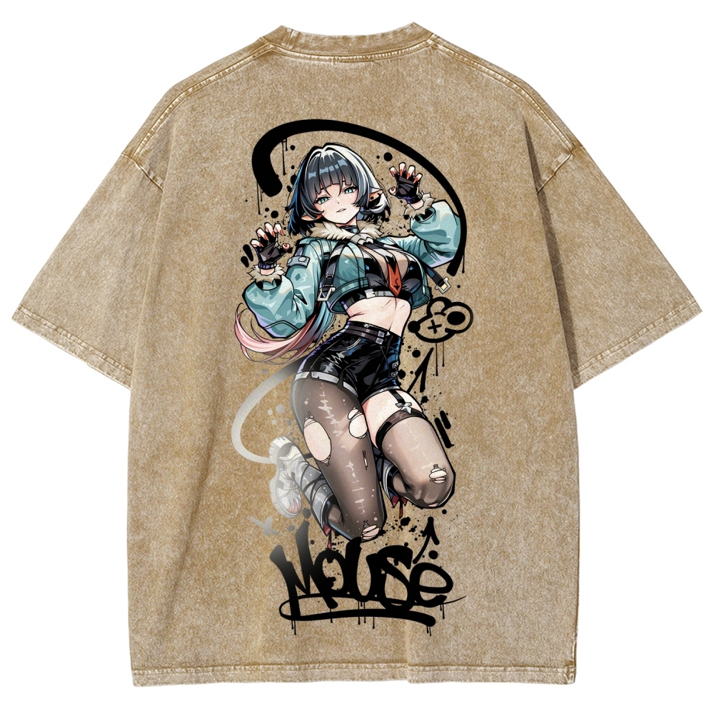 Zenless Zone Zero Unisex Fit Washed T-Shirt 2511009848