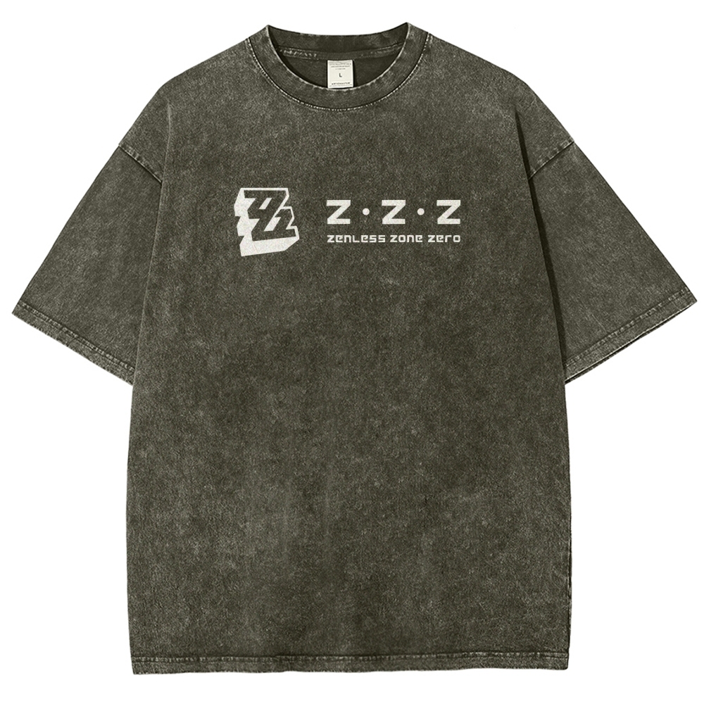 Zenless Zone Zero Unisex Fit Washed T-Shirt 2511009848