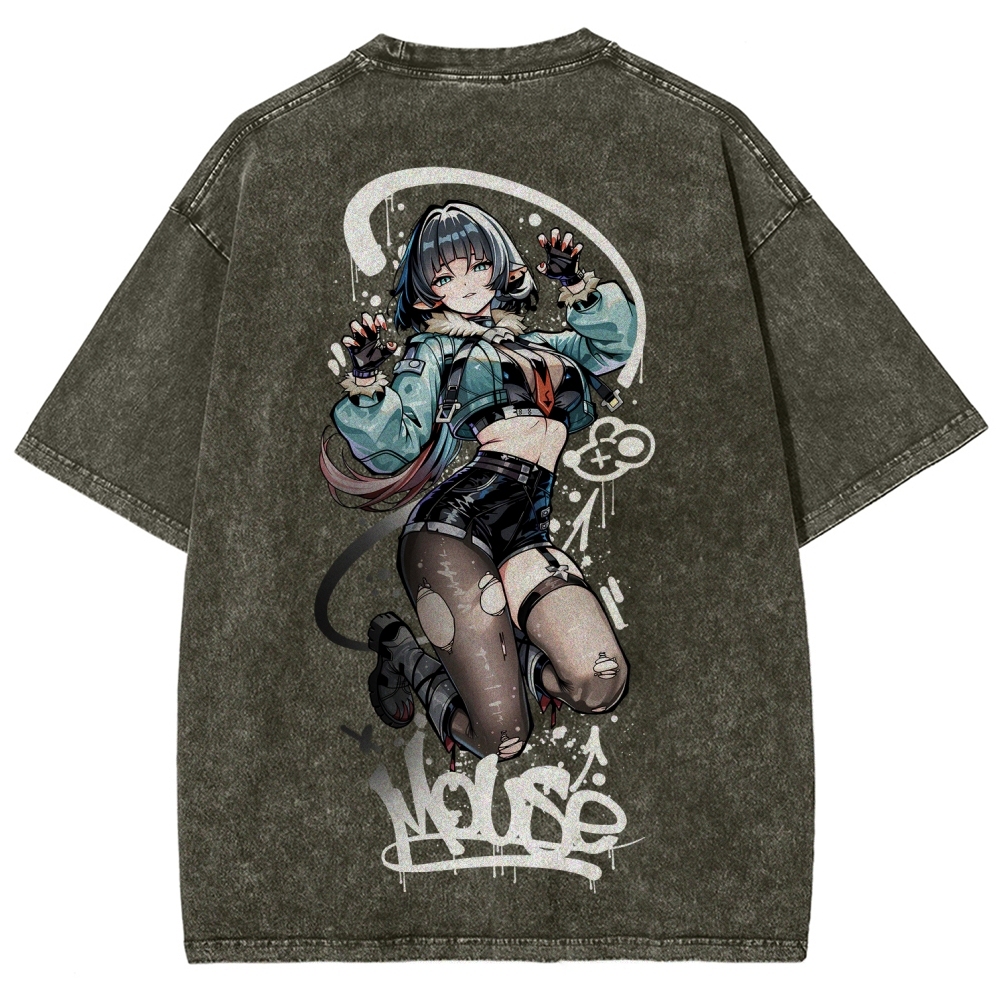 Zenless Zone Zero Unisex Fit Washed T-Shirt 2511009848