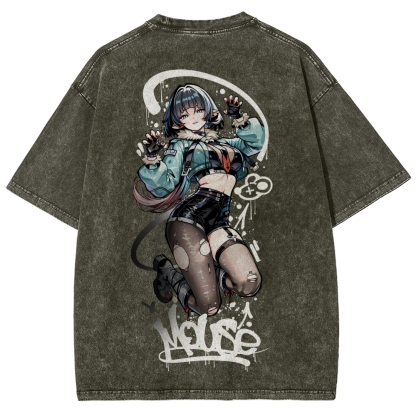 Zenless Zone Zero Unisex Fit Washed T-Shirt 2511009848