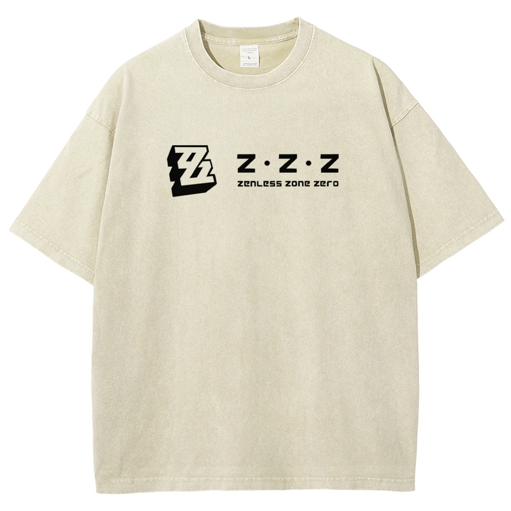 Zenless Zone Zero Unisex Fit Washed T-Shirt 2511009848