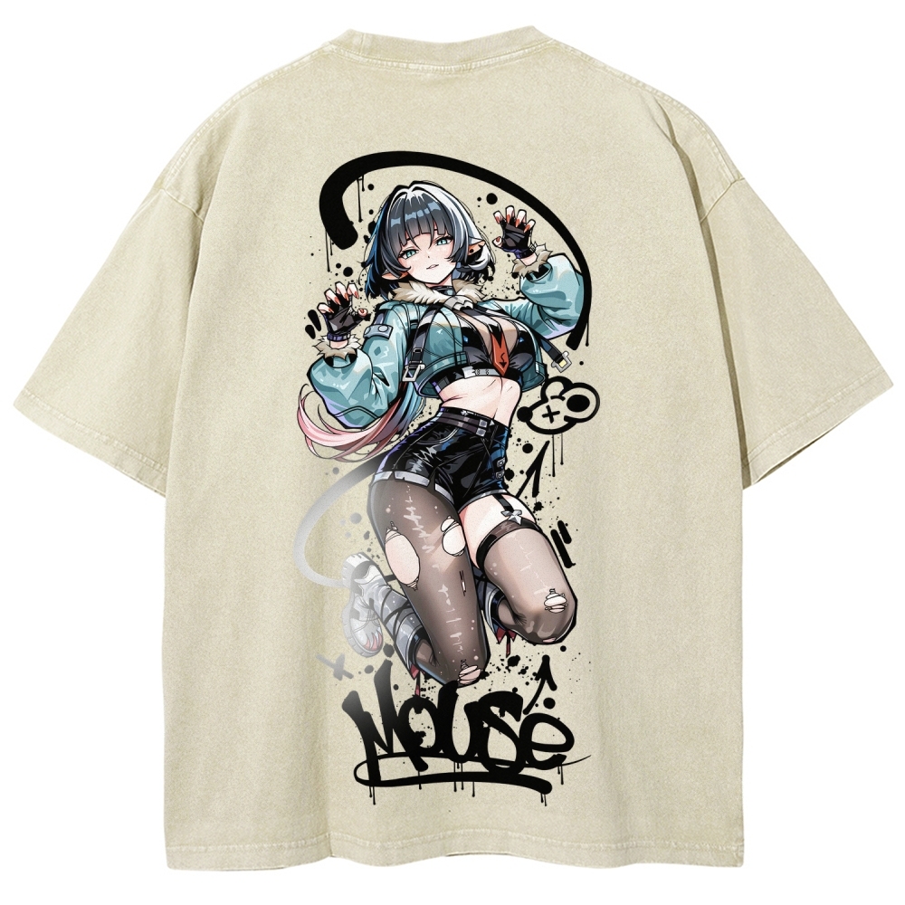 Zenless Zone Zero Unisex Fit Washed T-Shirt 2511009848