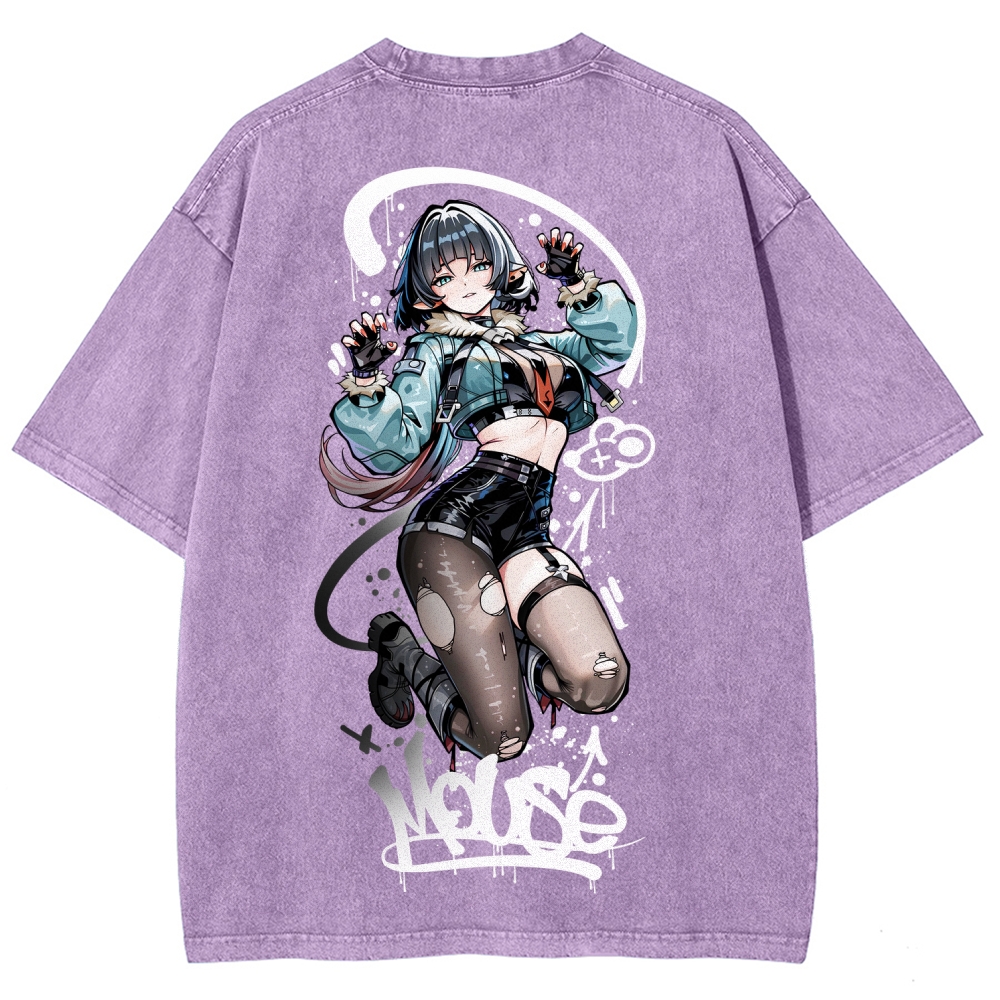 Zenless Zone Zero Unisex Fit Washed T-Shirt 2511009848