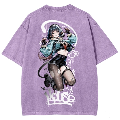 Zenless Zone Zero Unisex Fit Washed T-Shirt 2511009848