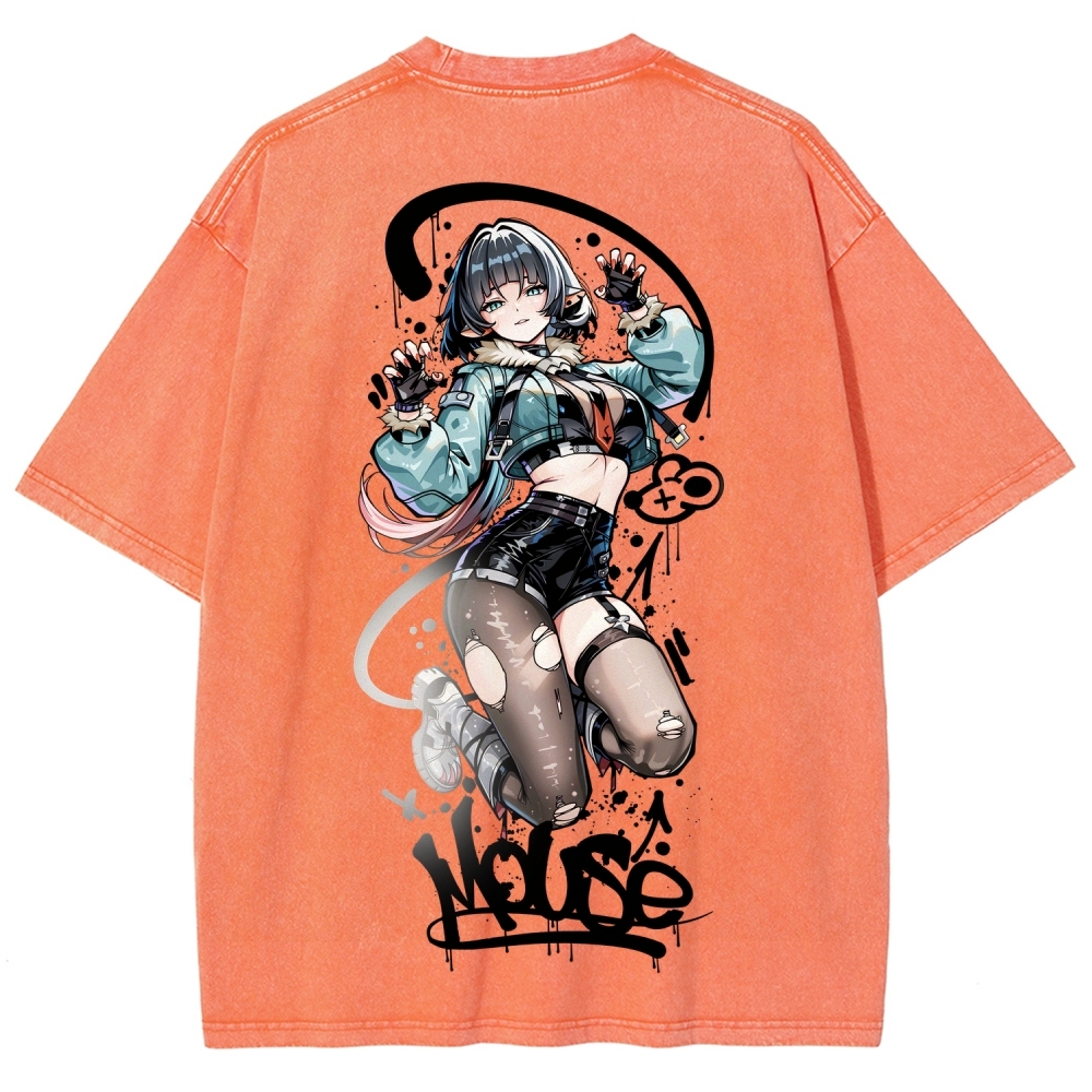 Zenless Zone Zero Unisex Fit Washed T-Shirt 2511009848