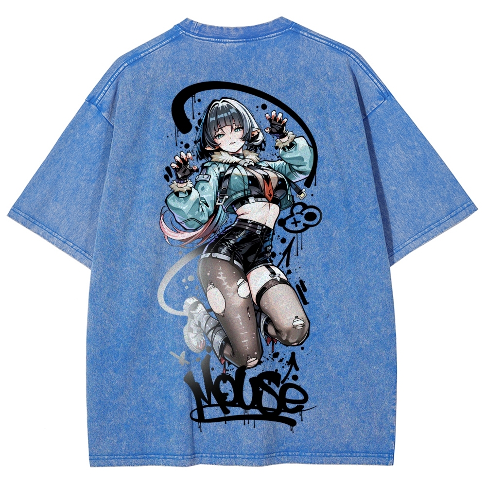 Zenless Zone Zero Unisex Fit Washed T-Shirt 2511009848