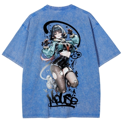 Zenless Zone Zero Unisex Fit Washed T-Shirt 2511009848