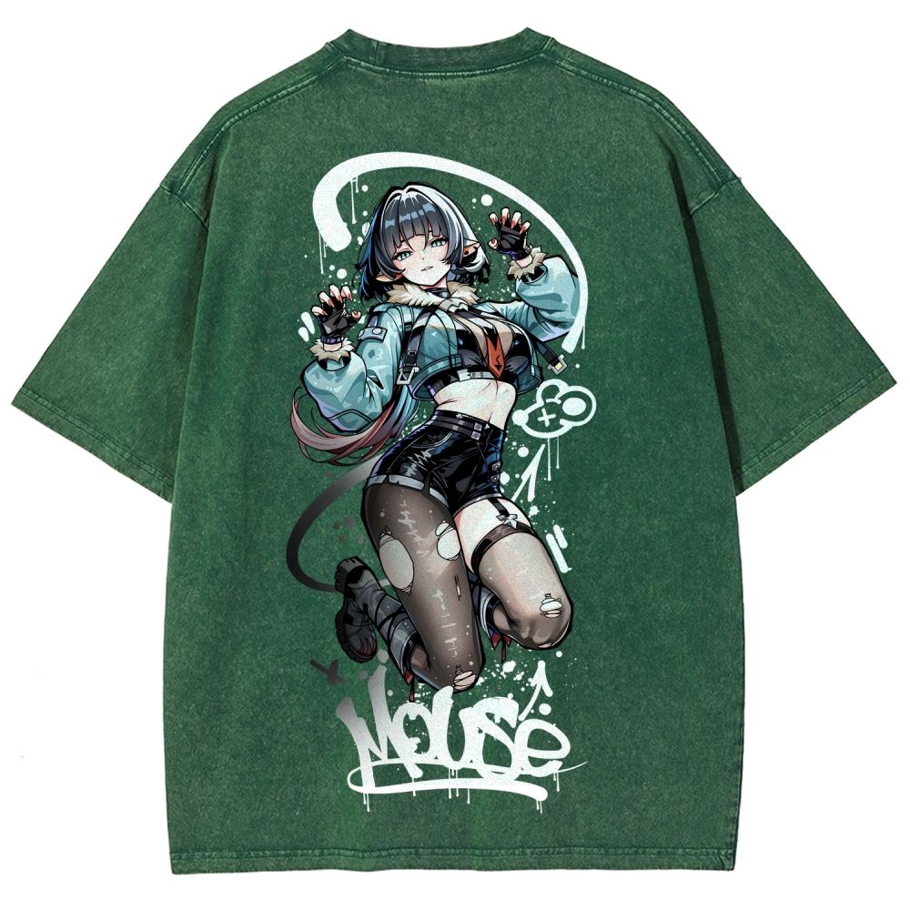 Zenless Zone Zero Unisex Fit Washed T-Shirt 2511009848