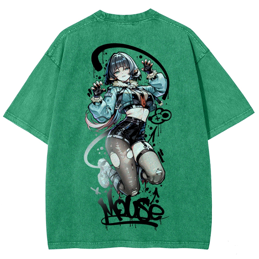 Zenless Zone Zero Unisex Fit Washed T-Shirt 2511009848