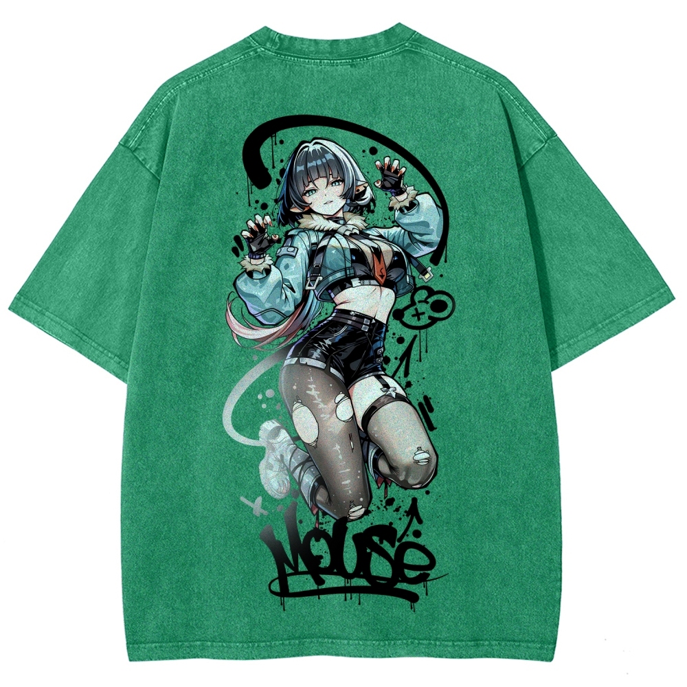 Zenless Zone Zero Unisex Fit Washed T-Shirt 2511009848