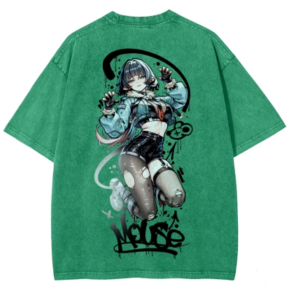 Zenless Zone Zero Unisex Fit Washed T-Shirt 2511009848