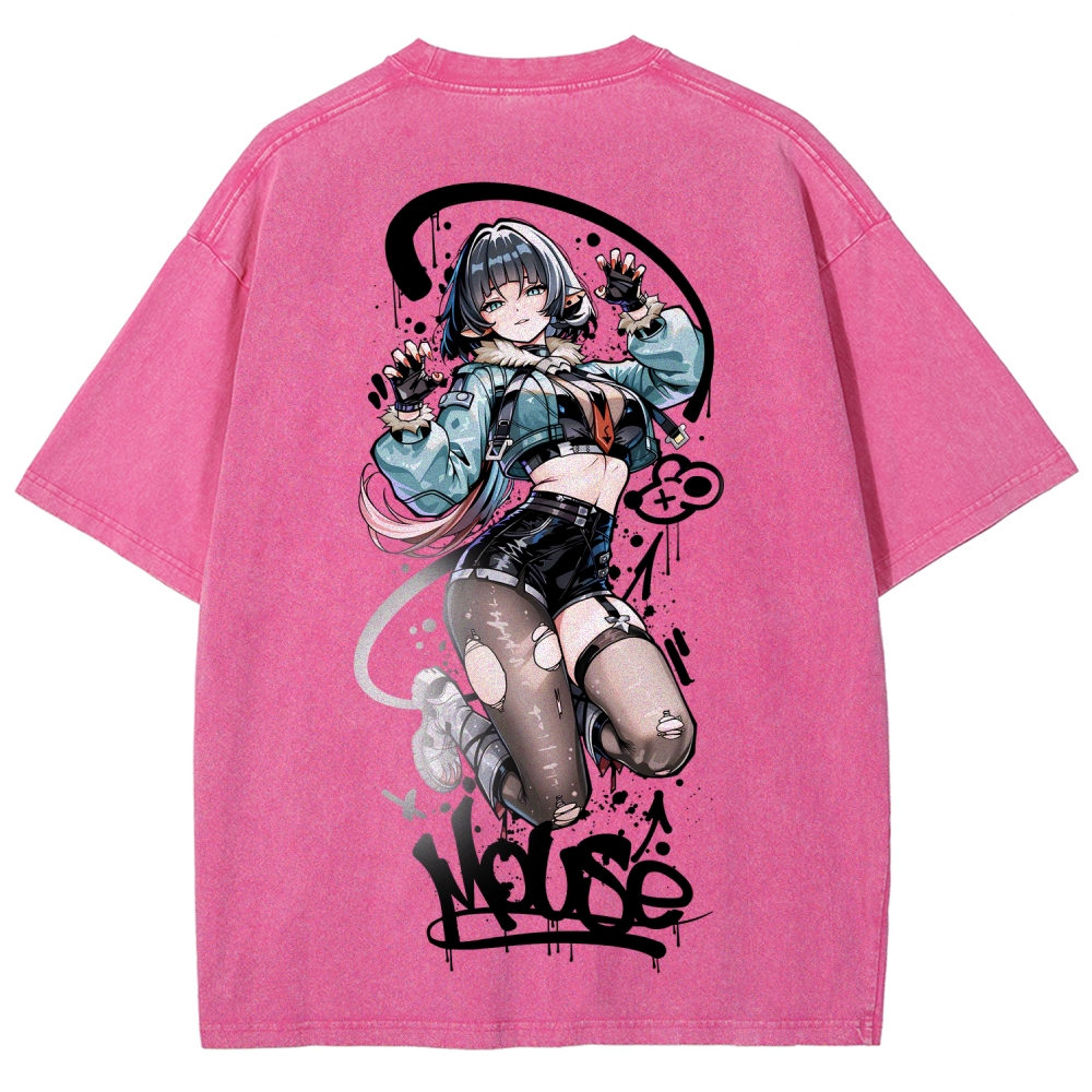 Zenless Zone Zero Unisex Fit Washed T-Shirt 2511009848