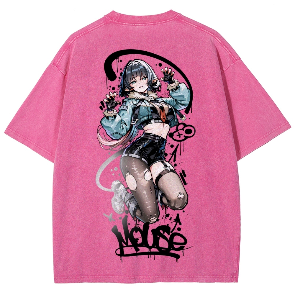 Zenless Zone Zero Unisex Fit Washed T-Shirt 2511009848