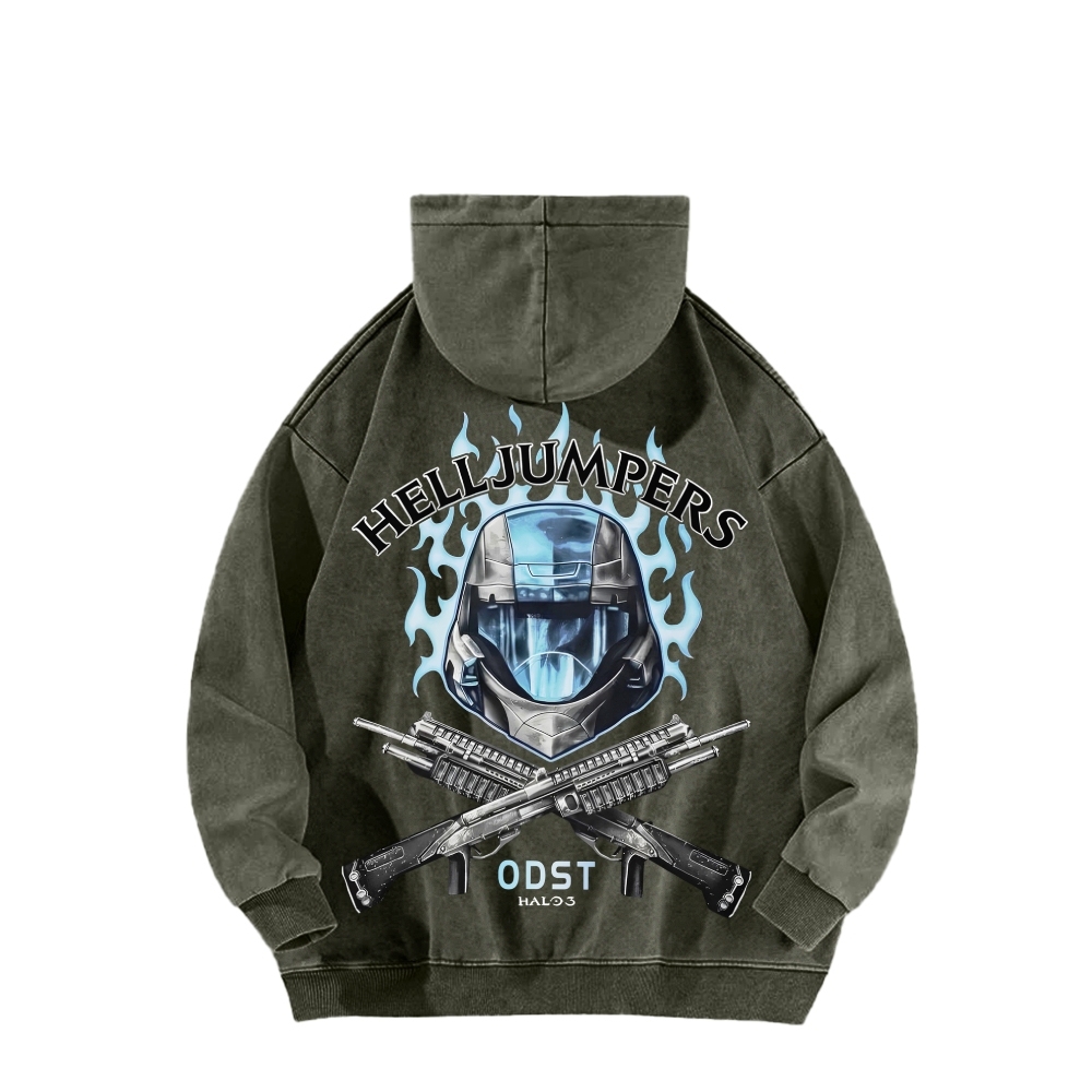 Halo Unisex washed sweatshirts