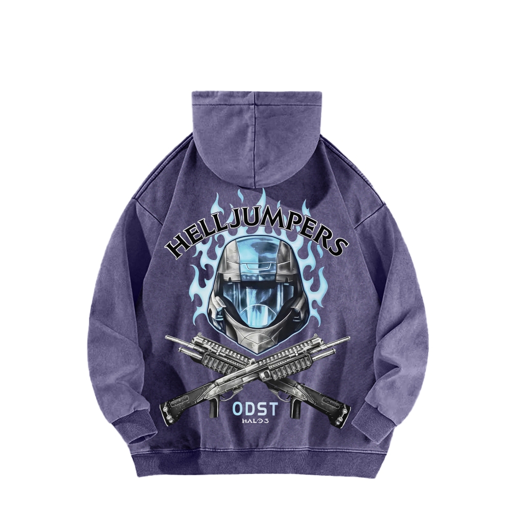 Halo Unisex washed sweatshirts