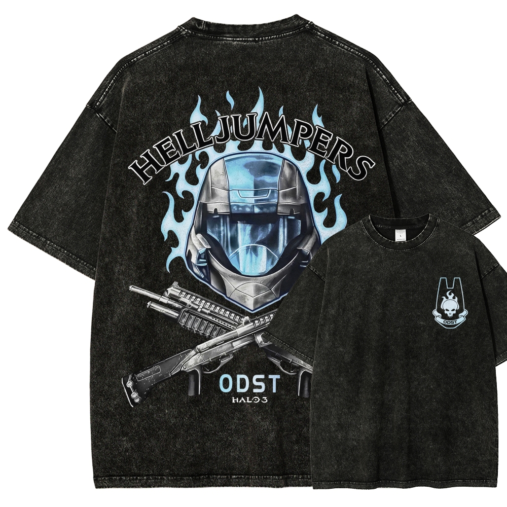 Halo Unisex Fit Washed T-Shirt