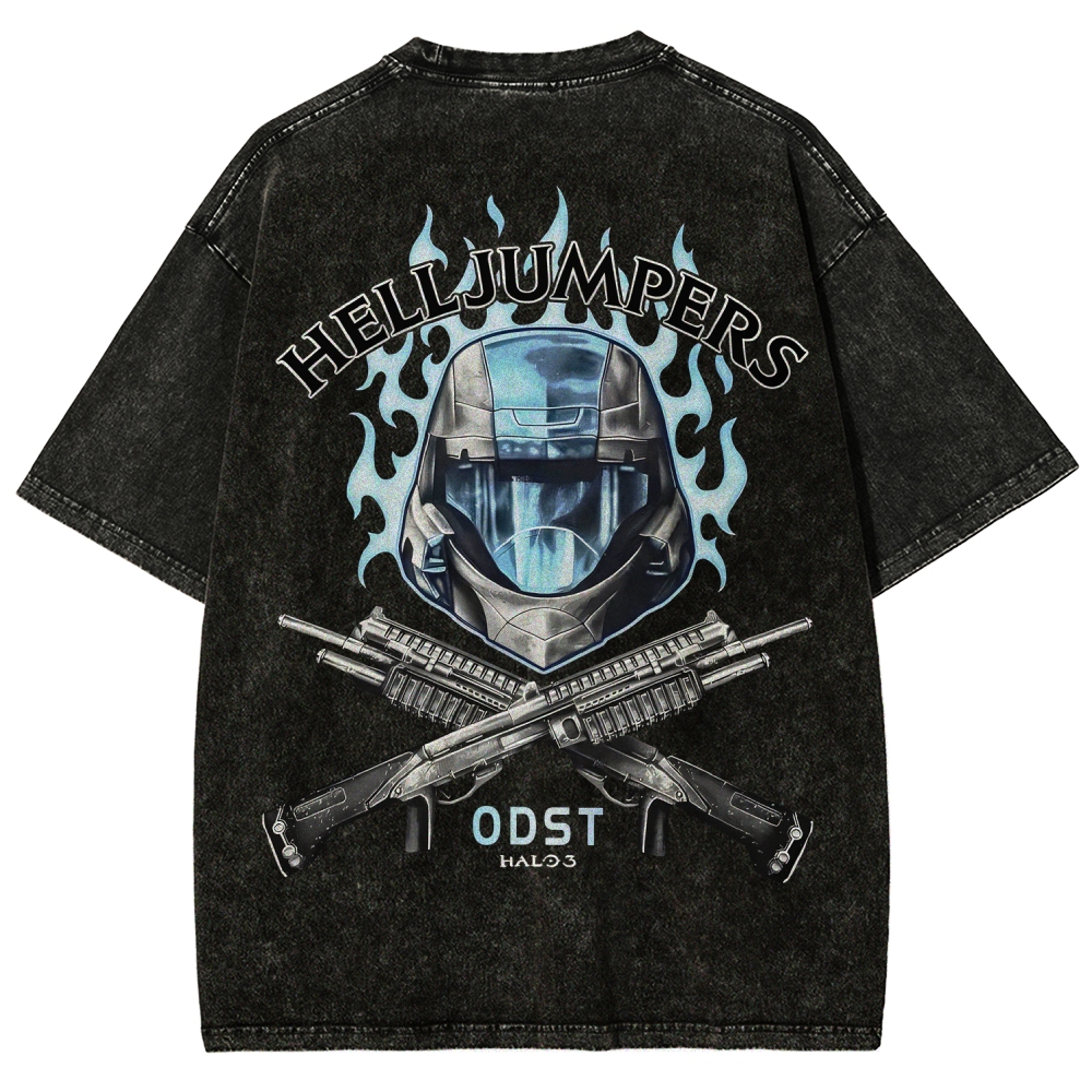 Halo Unisex Fit Washed T-Shirt