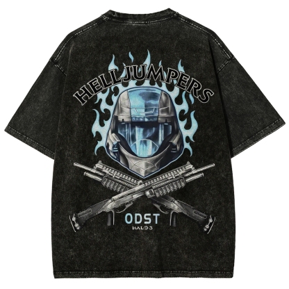 Halo Unisex Fit Washed T-Shirt