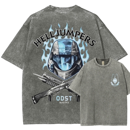 Halo Unisex Fit Washed T-Shirt
