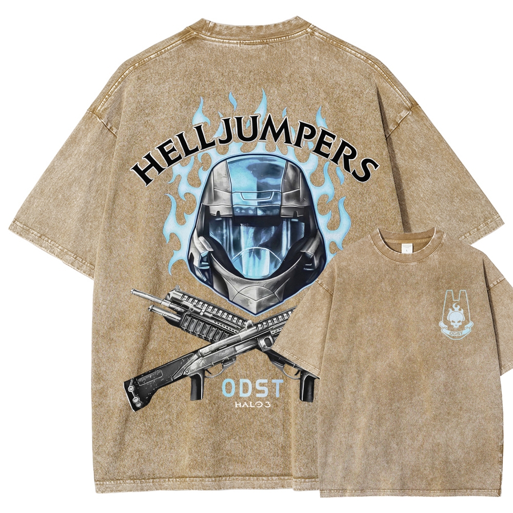 Halo Unisex Fit Washed T-Shirt