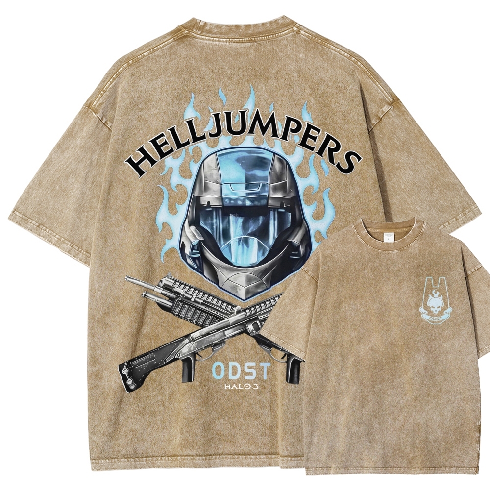 Halo Unisex Fit Washed T-Shirt