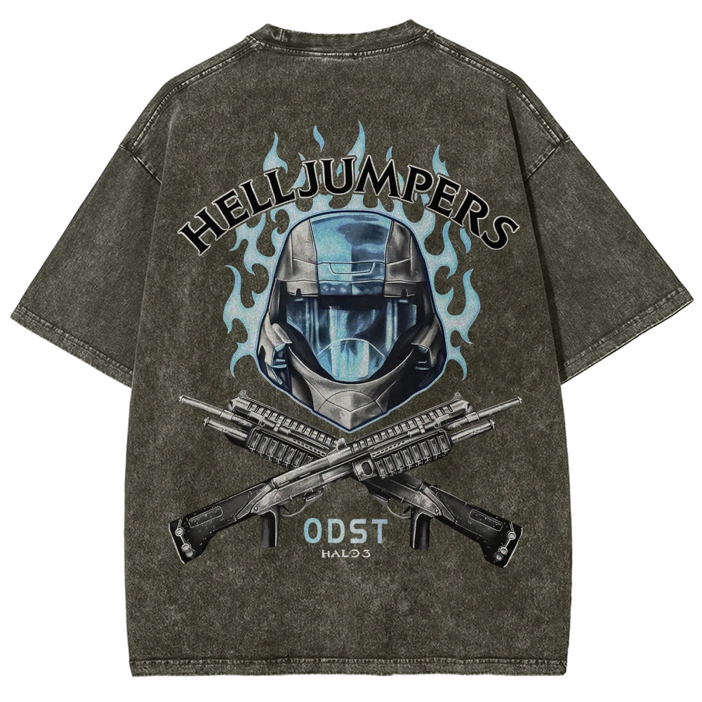 Halo Unisex Fit Washed T-Shirt