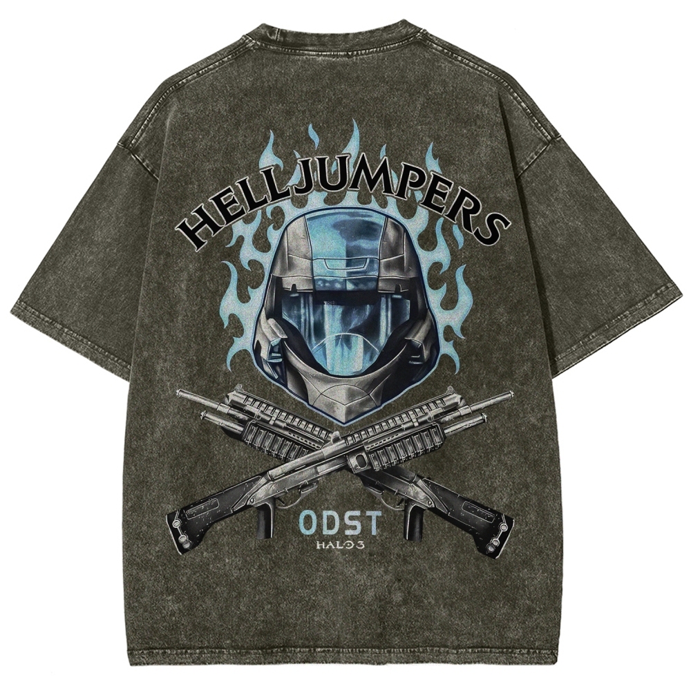 Halo Unisex Fit Washed T-Shirt