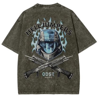 Halo Unisex Fit Washed T-Shirt