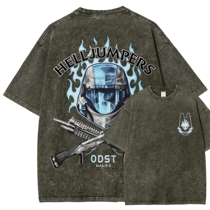 Halo Unisex Fit Washed T-Shirt