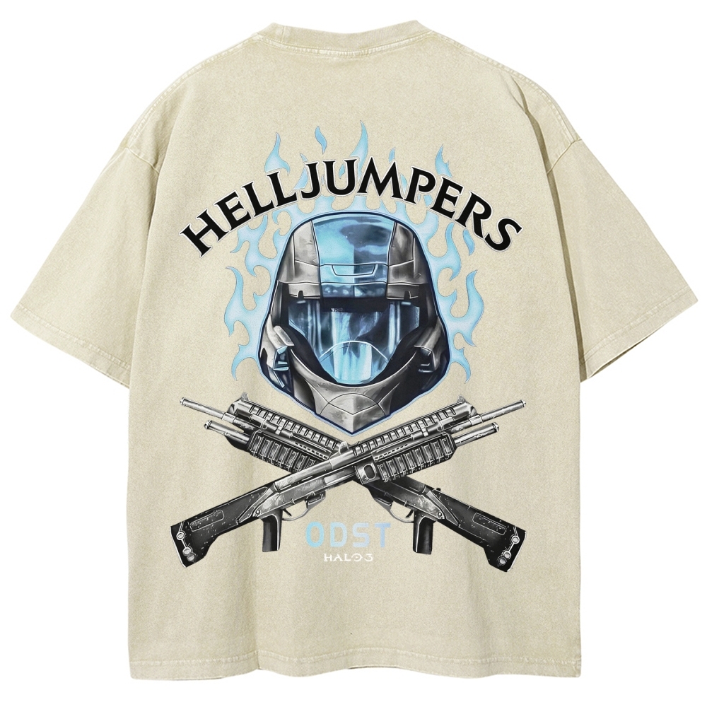 Halo Unisex Fit Washed T-Shirt