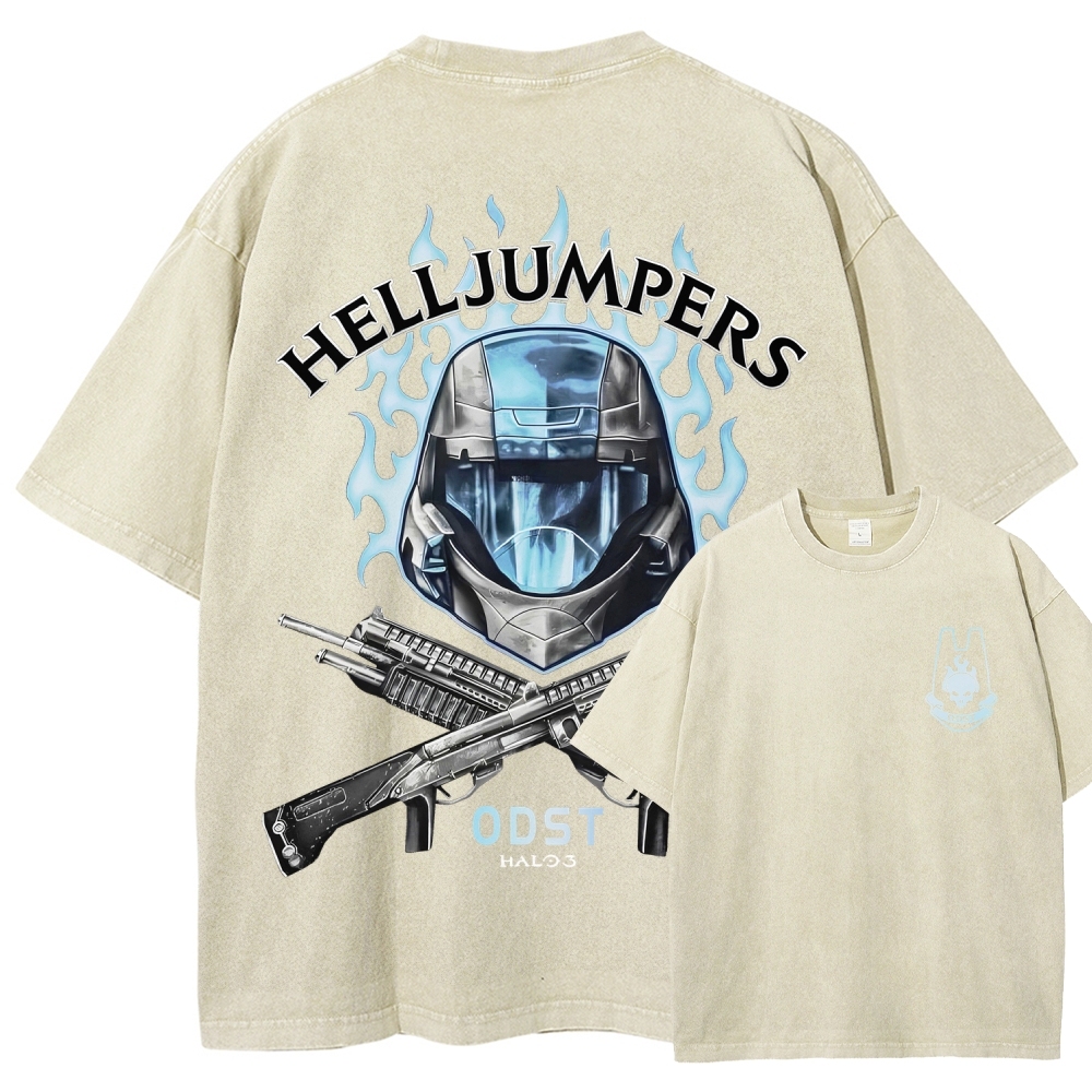 Halo Unisex Fit Washed T-Shirt