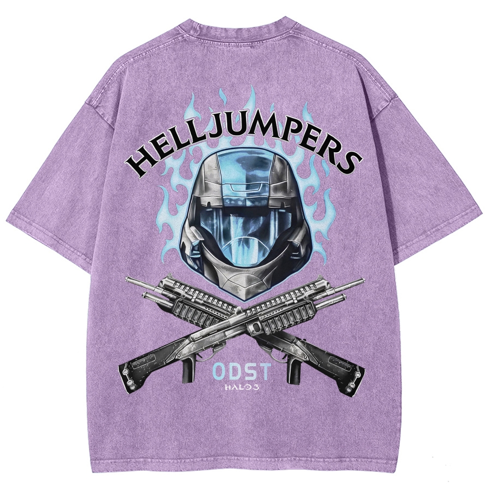 Halo Unisex Fit Washed T-Shirt